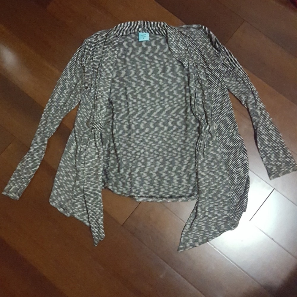 Black and white sweater